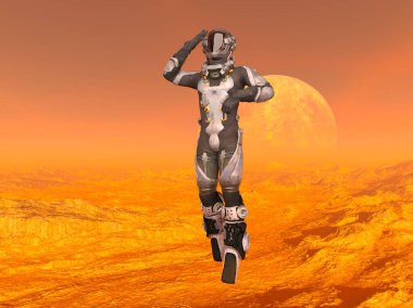 Bir siber adamın 3 boyutlu canlandırması