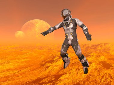 Bir siber adamın 3 boyutlu canlandırması