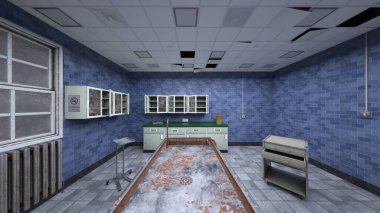 Diseksiyon odasının 3 boyutlu görüntülemesi