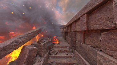 Kadim harabelerin 3 boyutlu görüntüsü saldırı altında