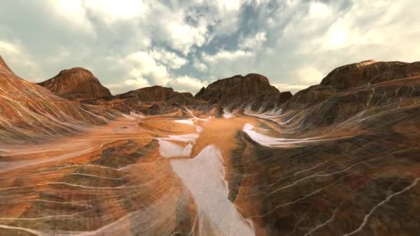 Візуалізація Пустелі — стокове відео
