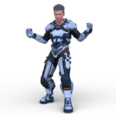 Bir siber adamın 3 boyutlu canlandırması