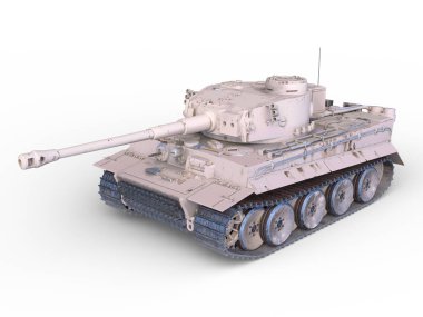 Bir tankın 3B görüntülemesi