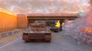 Savaş alanının 3 boyutlu canlandırması