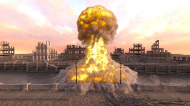 İzole edilmiş üssün 3 boyutlu görüntülenmesi saldırı altında