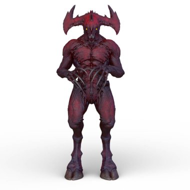 Bir canavarın 3D canlandırması
