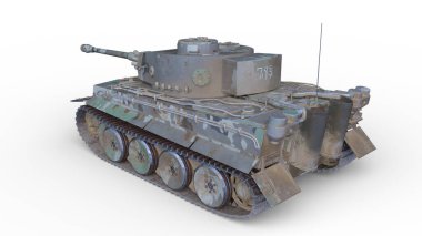 Bir tankın 3B görüntülemesi