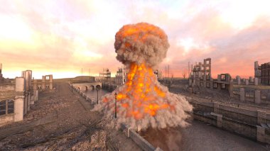 İzole edilmiş üssün 3 boyutlu görüntülenmesi saldırı altında