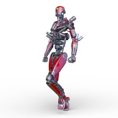 Bir robotun 3D canlandırması