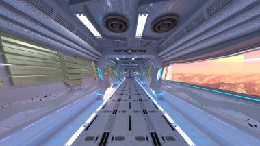 Uzay aracının 3 boyutlu görüntülemesi