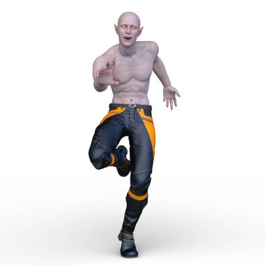 Genç bir iblisin 3 boyutlu canlandırması