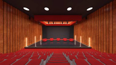 Tiyatronun 3 boyutlu canlandırması