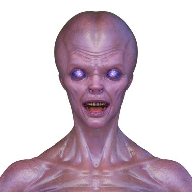 Yabancı bir yüzün 3 boyutlu görüntüsü