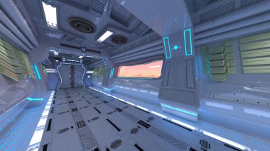 Uzay aracının 3 boyutlu görüntülemesi