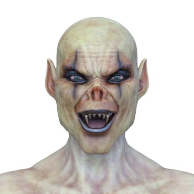 Genç bir iblisin 3 boyutlu canlandırması