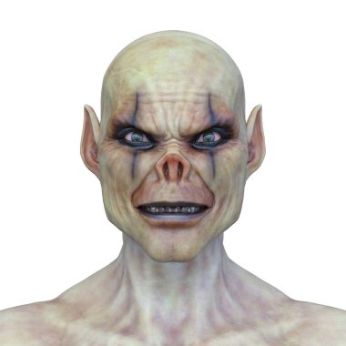 Genç bir iblisin 3 boyutlu canlandırması