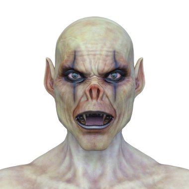 Genç bir iblisin 3 boyutlu canlandırması