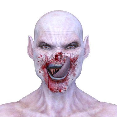 Genç bir iblisin 3 boyutlu canlandırması