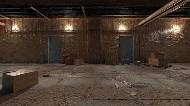 Koridorun 3B görüntülemesi