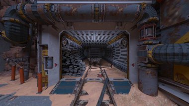 Koridorun 3B görüntülemesi