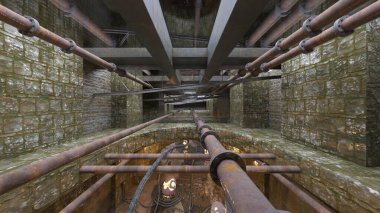 Koridorun 3B görüntülemesi