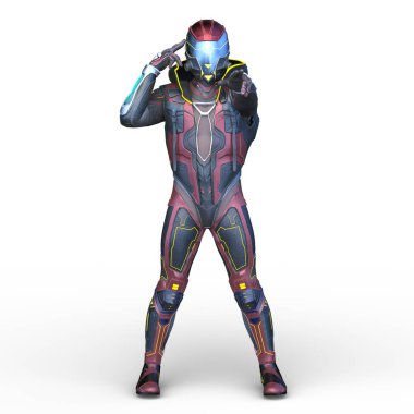 Bir siber adamın 3 boyutlu canlandırması