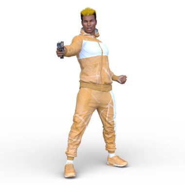 Bir savaşçının 3 boyutlu canlandırması