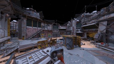 Koridorun 3B görüntülemesi