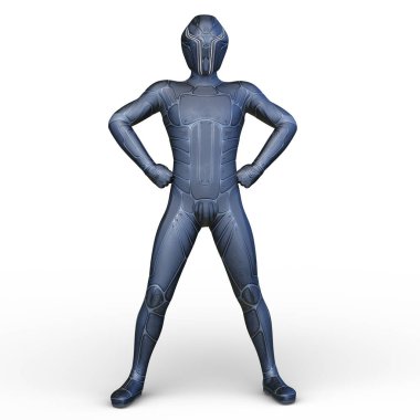 Bir siber adamın 3 boyutlu canlandırması