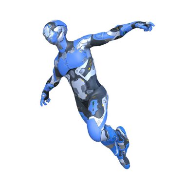 Bir siber adamın 3 boyutlu canlandırması