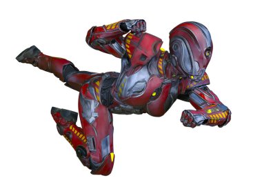 Bir siber adamın 3 boyutlu canlandırması