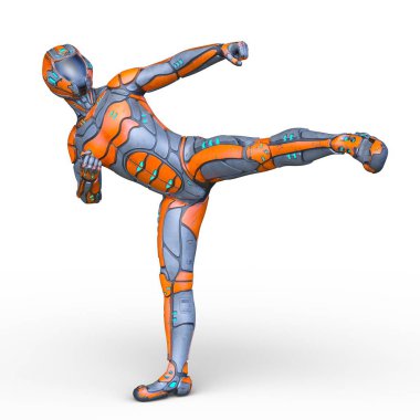 Bir siber adamın 3 boyutlu canlandırması