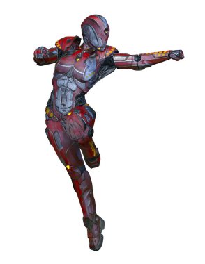 Bir siber adamın 3 boyutlu canlandırması