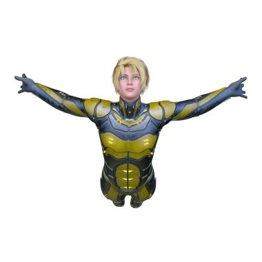 Bir siber adamın 3 boyutlu canlandırması