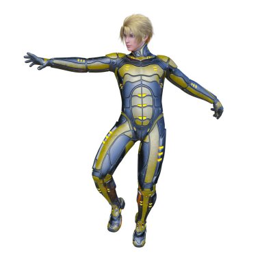 Bir siber adamın 3 boyutlu canlandırması