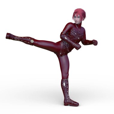 Bir siber adamın 3 boyutlu canlandırması