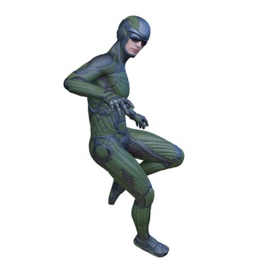 Bir siber adamın 3 boyutlu canlandırması