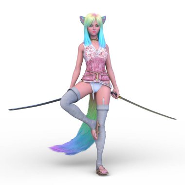 Bir cadaloz eskrimcisinin 3B görüntülemesi