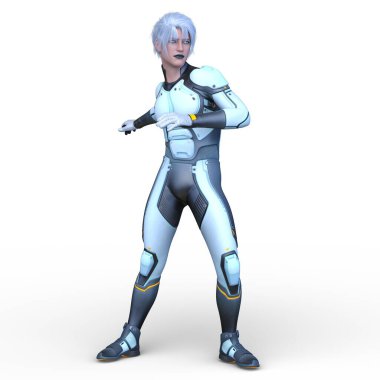 Bir siber adamın 3 boyutlu canlandırması