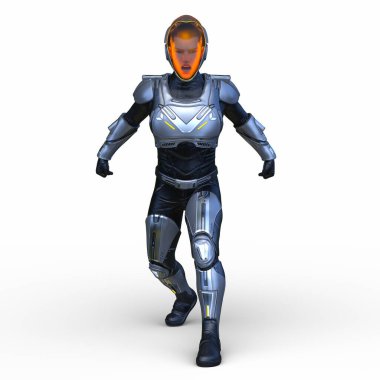 Bir siber adamın 3 boyutlu canlandırması