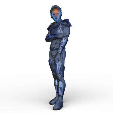 Bir siber adamın 3 boyutlu canlandırması