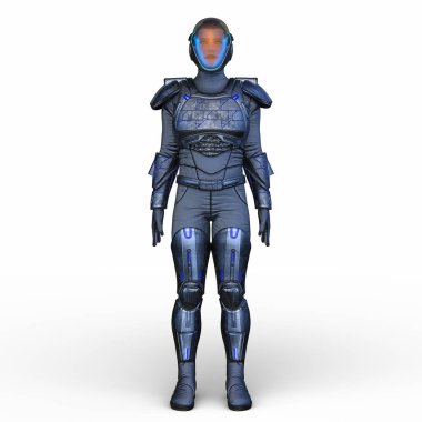 Bir siber adamın 3 boyutlu canlandırması