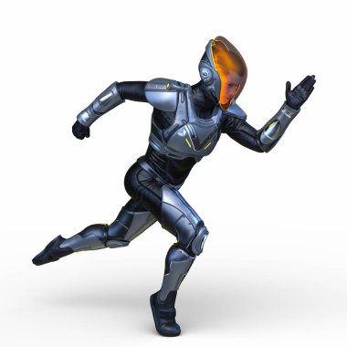 Bir siber adamın 3 boyutlu canlandırması