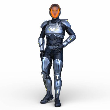 Bir siber adamın 3 boyutlu canlandırması