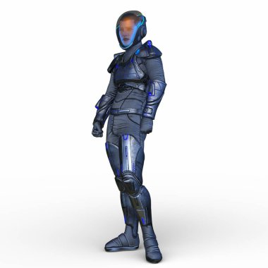 Bir siber adamın 3 boyutlu canlandırması