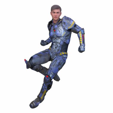 Bir siber adamın 3 boyutlu canlandırması