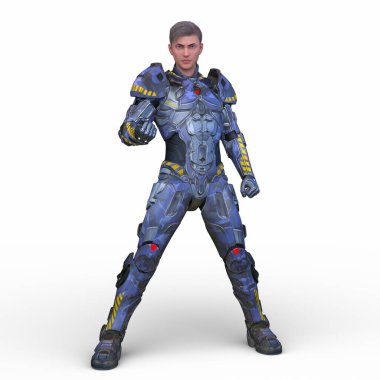 Bir siber adamın 3 boyutlu canlandırması