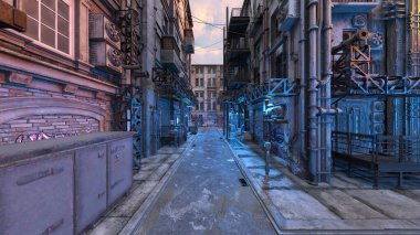 Yıkılmış şehirlerin 3D canlandırması