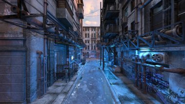 Yıkılmış şehirlerin 3D canlandırması