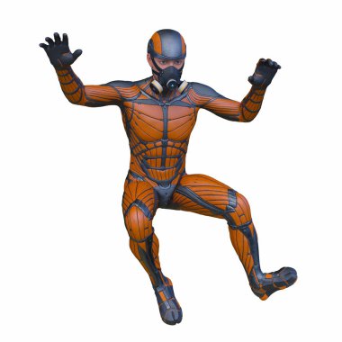 Bir siber adamın 3 boyutlu canlandırması